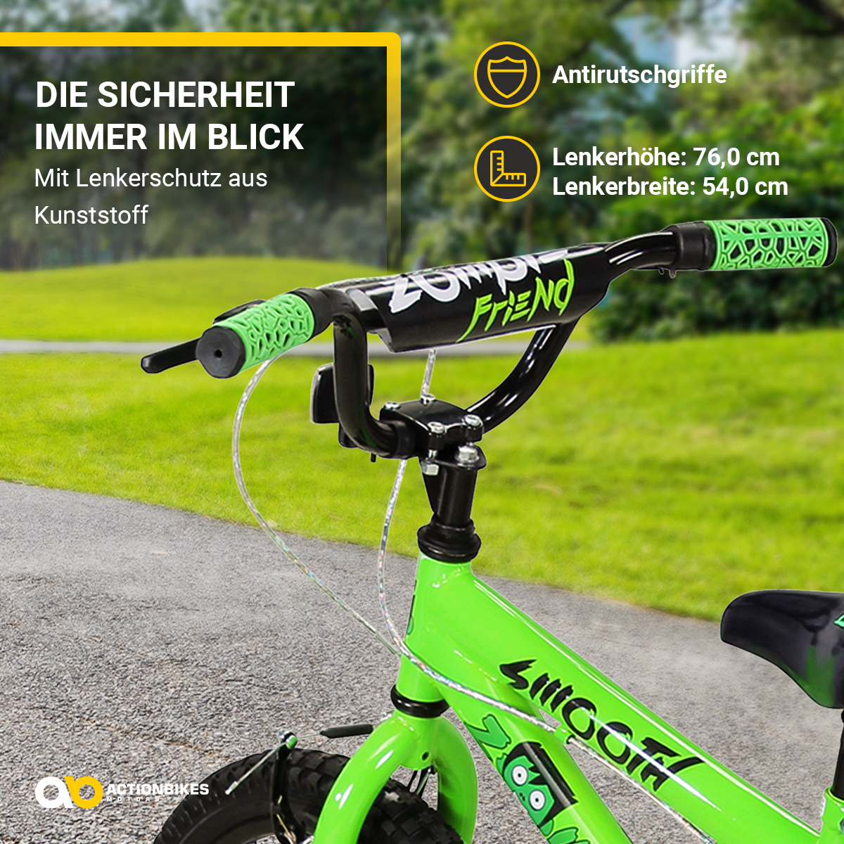 Kinderfahrrad Zombie 16 Zoll: Actionbikes Fahrrad